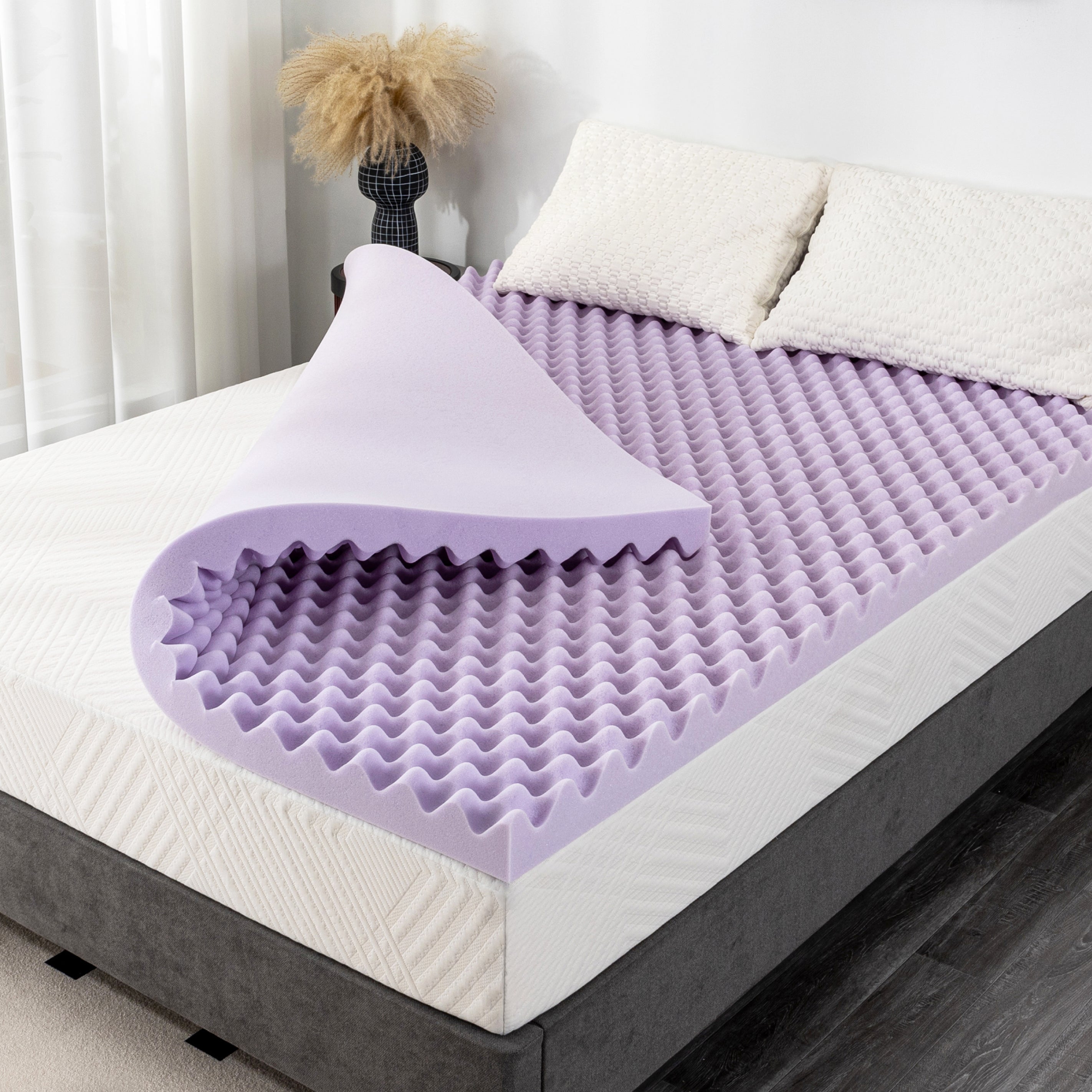 Egg Crate Lavender Topper