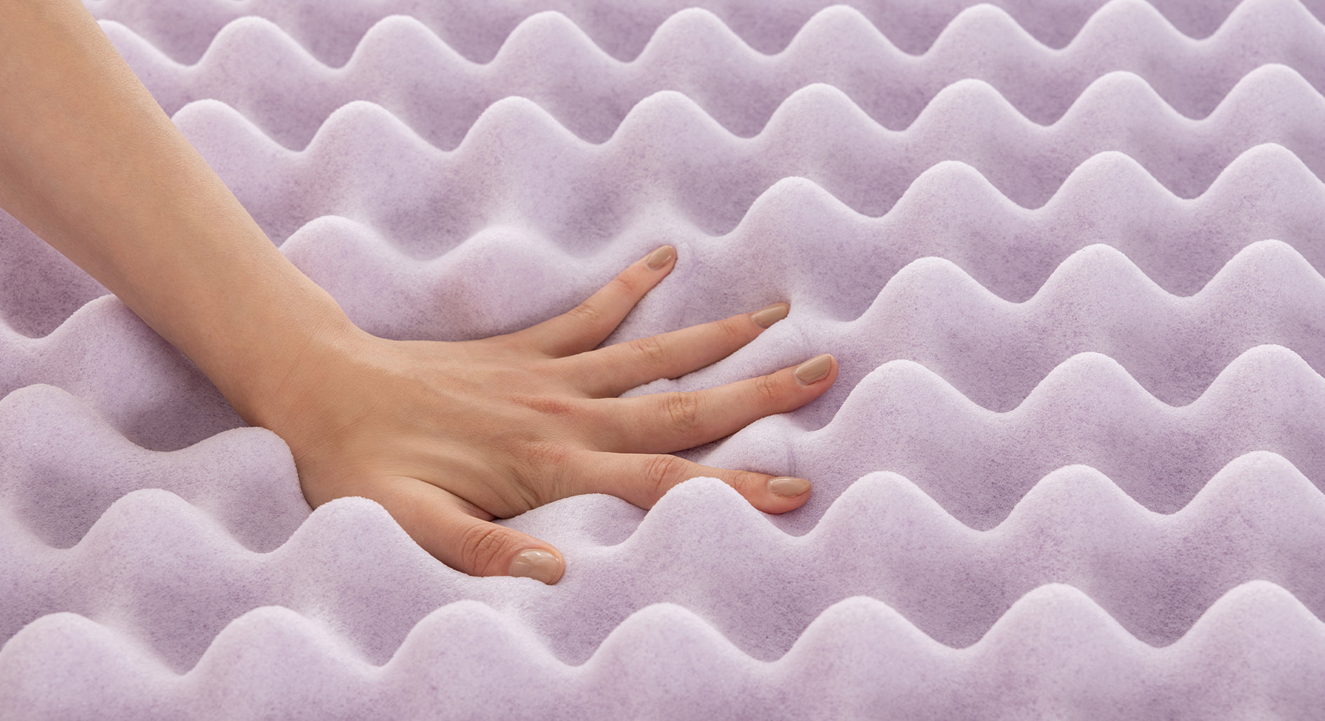 Egg Crate Lavender Topper